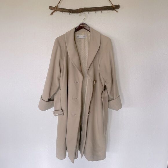 DIOR vintage cream pea coat - Picture 6 of 9